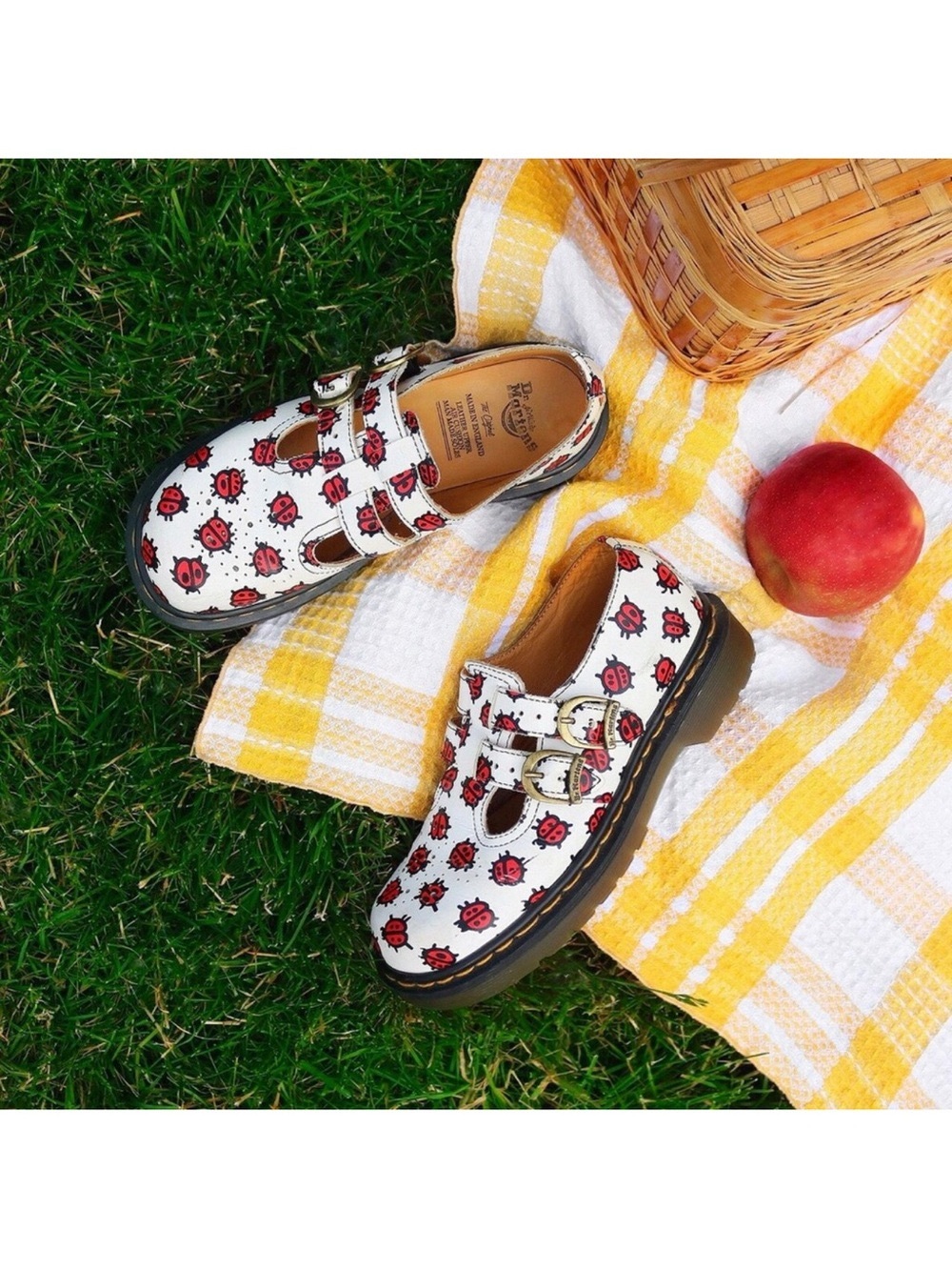 Dr. Martens Vintage 8065 Ladybug Mary Janes UK 5 GUC
